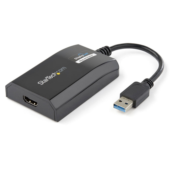 StarTech.com USB 3.0 to HDMI Adapter - DisplayLink Certified - 1080p (1920x1200) - USB Type-A to HDMI Display Adapter Converter for Monitor - External Video & Graphics Card - Windows/Mac USB32HDPRO