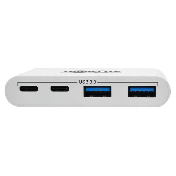 Tripp Lite 4-Port USB 3.1 Gen 1 Portable Hub, USB Type-C (USB-C) to (x2) USB-A and (x2) USB-C U460-004-2A2C