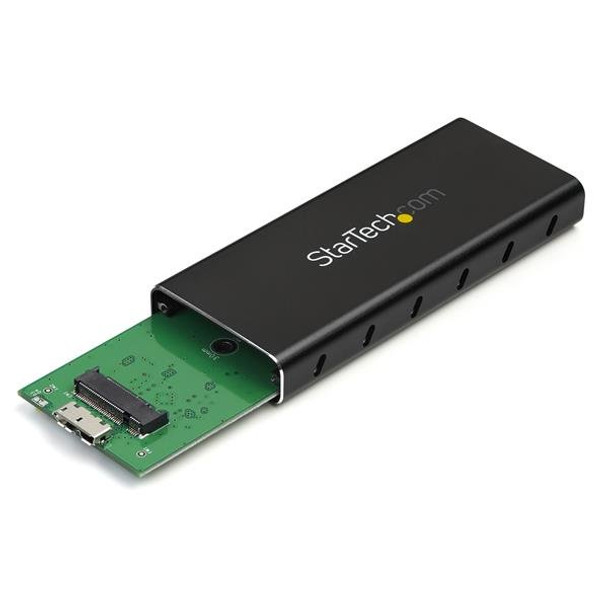 Startech.Com M.2 Ssd Enclosure For M.2 Sata Ssds - Usb 3.1 (10Gbps) With Usb-C Cable Sm21Bmu31C3