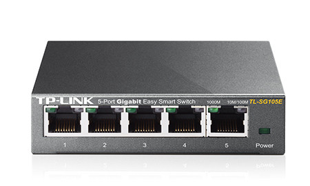 TP-LINK 5-Port Gigabit Easy Smart Switch TL-SG105E