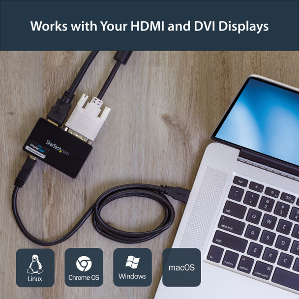 Startech.Com Usb 3.0 To Hdmi / Dvi Adapter - 2048X1152 Usb32Hddvii