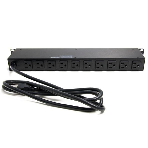 Startech.Com 19In 1U Rackmount 16 Outlet Pdu Power Distribution Unit 125V 15A (12A Ul) Rkpw161915