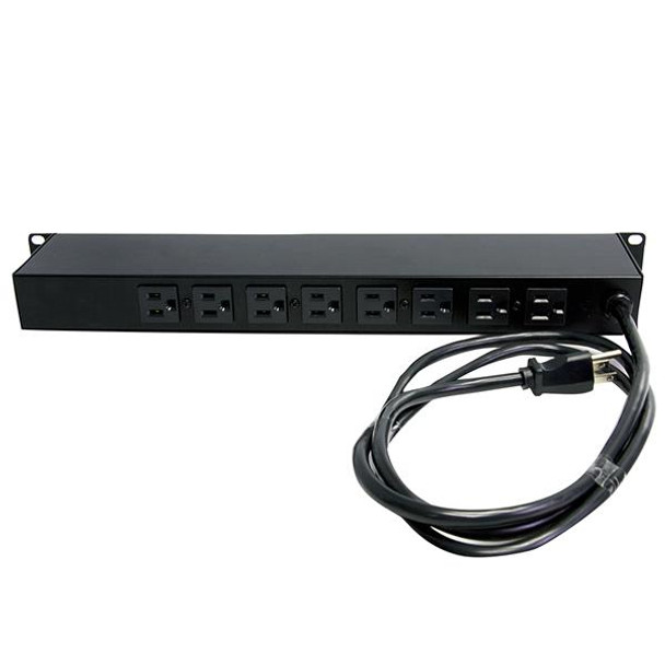 Startech.Com Rackmount Pdu With 8 Outlets And Surge Protection - 1U Rkpw081915