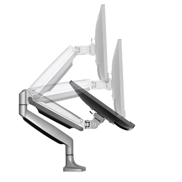 StarTech.com Single Desk-Mount Monitor Arm - Full Motion - Articulating - Silver ARMPIVOTHD