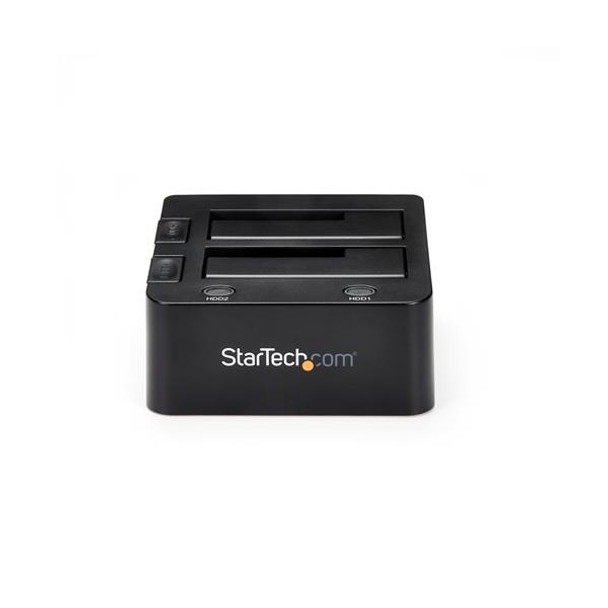 StarTech.com USB 3.0 Dual Hard Drive Docking Station with UASP for 2.5/3.5in SSD / HDD – SATA 6 Gbps SDOCK2U33