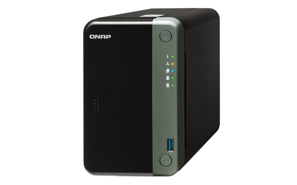 Qnap Ts-253D Nas Tower Ethernet Lan Black J4125 Ts-253D-4G-Us