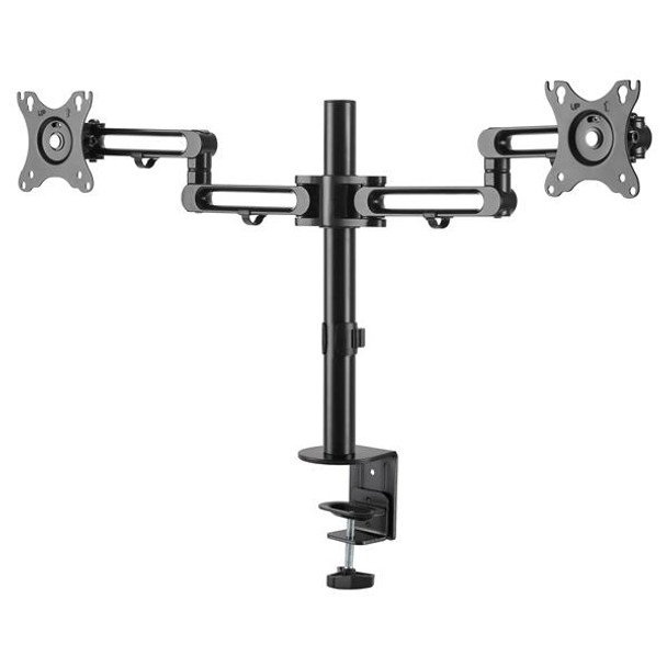StarTech.com Desk Mount Dual Monitor Arm - Desk Clamp VESA Compatible Monitor Mount for up to 32 inch Displays - Ergonomic Articulating Monitor Arm - Height Adjustable/Tilt/Swivel/Rotating ARMDUAL3