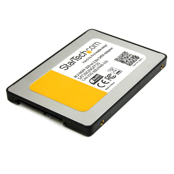 Startech.Com M.2 Ssd To 2.5In Sata Iii Adapter - M.2 Solid State Drive Converter With Protective Housing Sat2M2Ngff25