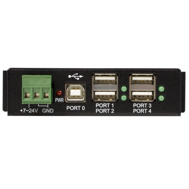 Startech.Com 4-Port Industrial Usb 2.0 Hub With Esd Protection St4200Usbm
