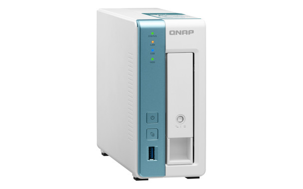 QNAP TS-131K NAS Tower Ethernet LAN Turquoise, White AL214 TS-131K-US