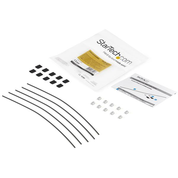 Startech.Com 5-Pack Security Cable Tethers For Adapters & Dongles - Universal Cable Adapter Tether - Tether Cables - Adjustable Length Anti-Theft Cable Tether Lock Kit - Steel Connlockpk5