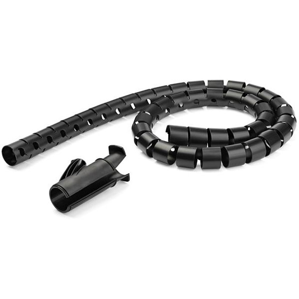 StarTech.com 2.5 m (8.2 ft.) Cable-Management Sleeve - Spiral - 45 mm (1.8 in.) Diameter CMSCOILED4