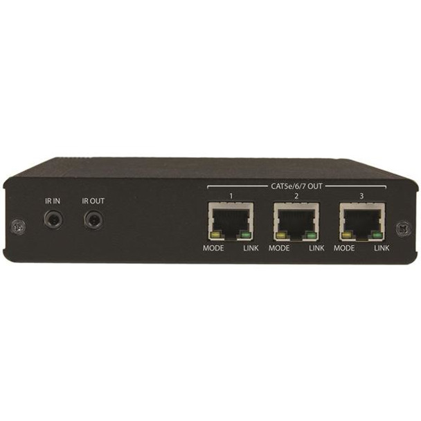 Startech.Com 3-Port Hdbaset Extender Kit With 3 Receivers - 1X3 Hdmi Over Cat5E Splitter - Up To 4K St124Hdbt