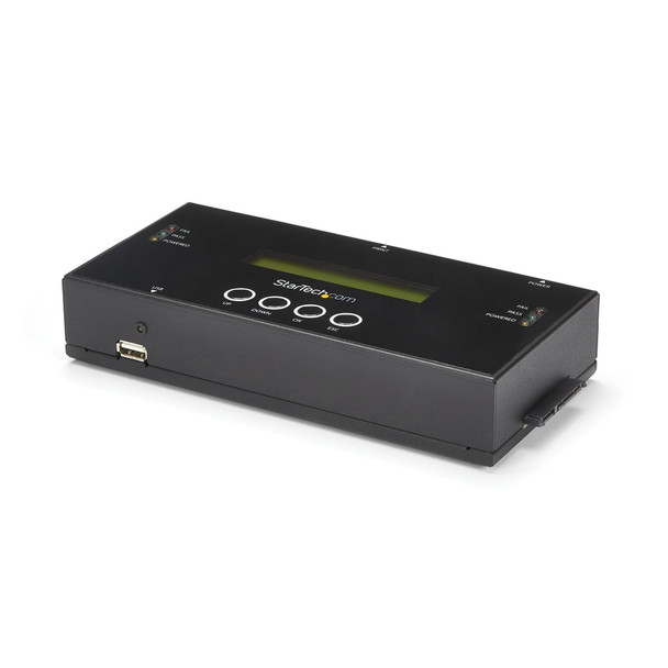 StarTech.com 1:1 Standalone Hard Drive Duplicator and Eraser for 2.5" / 3.5" SATA and SAS Drives SATSASDUPE11