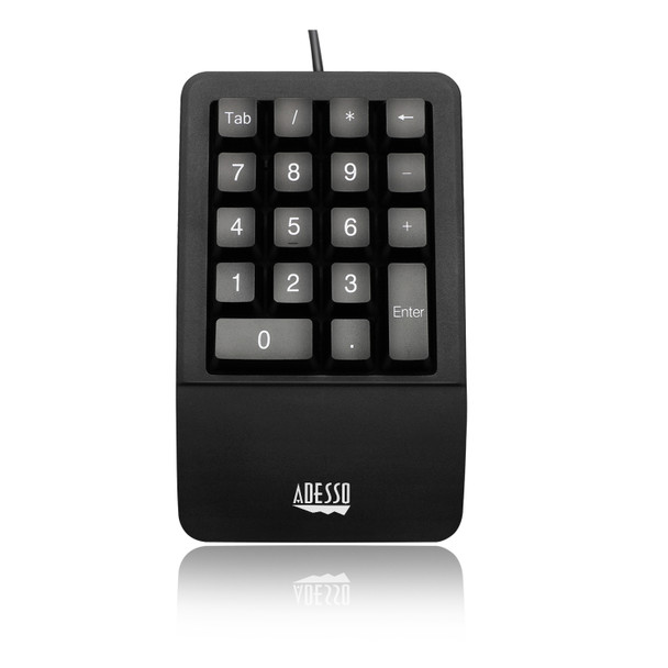 Adesso Easy Touch 618 numeric keypad Universal USB Black AKB-618UB