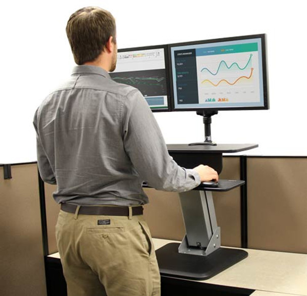 StarTech.com Dual Monitor Sit-to-stand Workstation 5686139