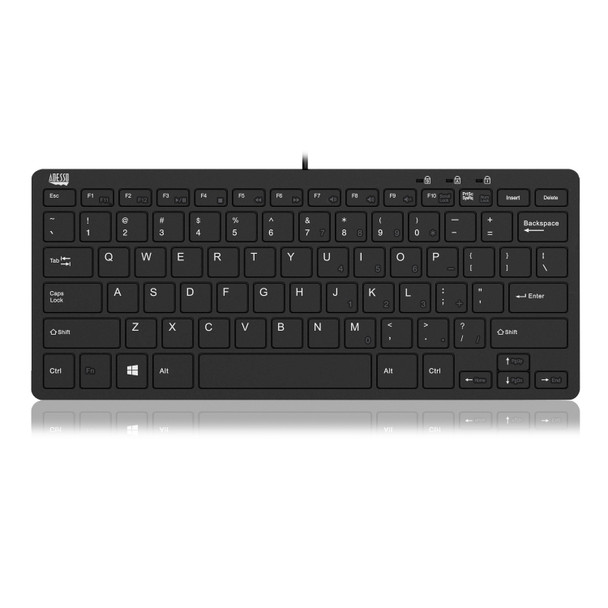 Adesso SlimTouch 510 - Mini Keyboard with USB Hubs AKB-510HB