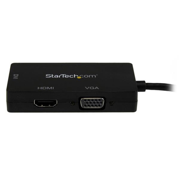 Startech.Com Travel A/V Adapter: 3-In-1 Mini Displayport To Vga Dvi Or Hdmi Converter Mdp2Vgdvhd