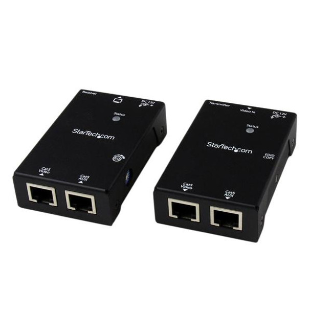 Startech.Com Hdmi Over Cat5E/Cat6 Extender With Power Over Cable - 165 Ft (50M) St121Shd50