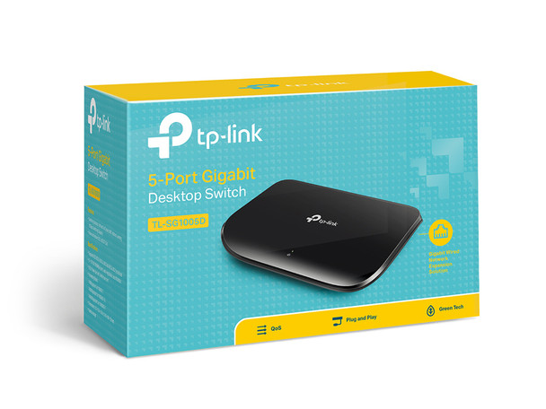 TP-LINK 5-Port Gigabit Desktop Network Switch TL-SG1005D