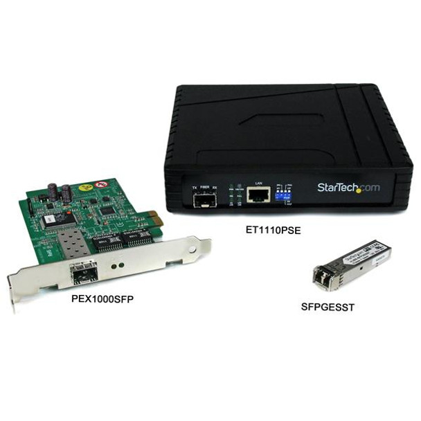 StarTech.com Cisco SFP-GE-S Compatible SFP Module - 1000BASE-SX - 1GbE Multimode Fiber MMF Optic Transceiver - 1GE Gigabit Ethernet SFP - LC 550m - 850nm - DDM Cisco IE3400, IE3300, IE3200 SFPGESST