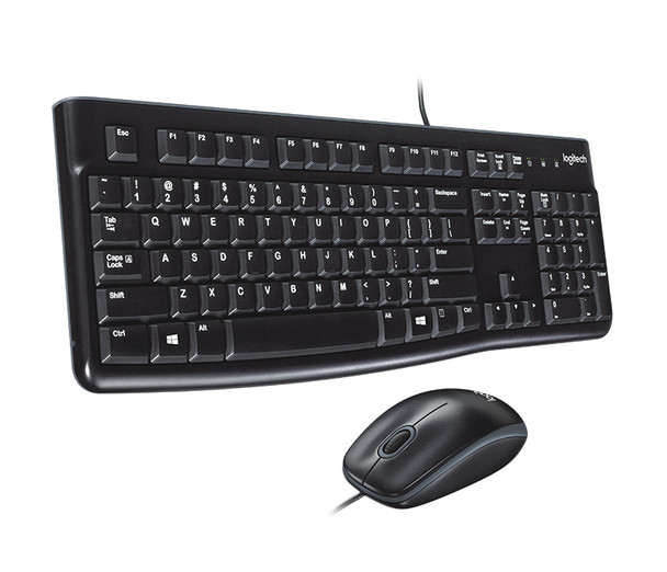 Logitech MK120 keyboard USB Black 920-002565