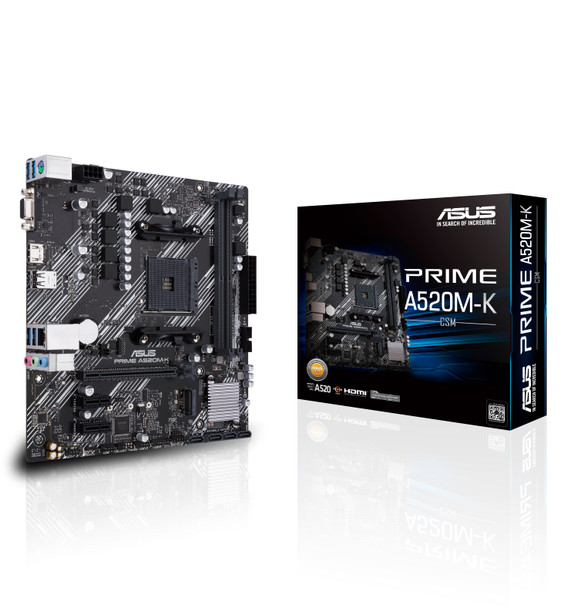 ASUS PRIME A520M-K AMD A520 micro ATX PRIME A520M-K