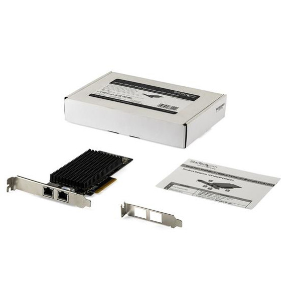 StarTech.com Dual-Port 10Gb PCIe Network Card with 10GBASE-T & NBASE-T ST10GSPEXNDP