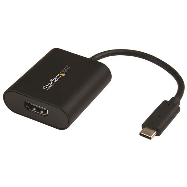 Startech.Com Usb-C To Hdmi Adapter - With Presentation Mode Switch - 4K 60Hz Cdp2Hd4K60Sa