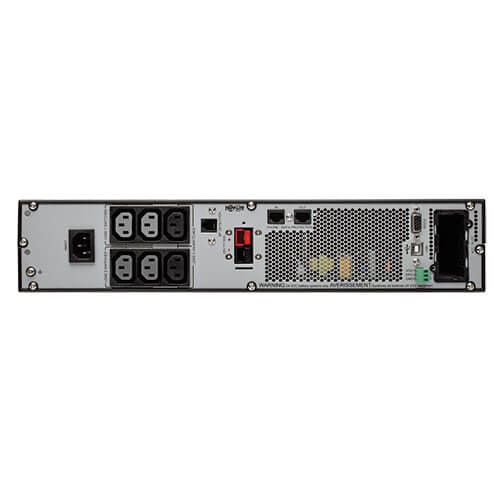 Tripp Lite UPS Smart Online 1000VA 900W 208V/230V Double-Conversion, Extended Run, SNMP Card Option, LCD, USB, DB9, ENERGY STAR, 2U Rackmount SUINT1000LCD2U
