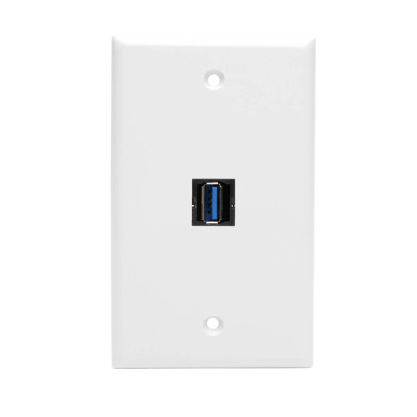 Tripp Lite USB 3.0 SuperSpeed Keystone Jack Type-A Extension Cable (M/F), 0.91 m (3-ft.) U324-003-KJ