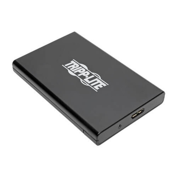Tripp Lite Usb 3.0 Superspeed External 2.5 In. Sata Hard Drive Enclosure With Built-In Cable And Uasp Support U357-025-Uasp