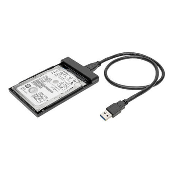 Tripp Lite Usb 3.0 Superspeed External 2.5 In. Sata Hard Drive Enclosure With Built-In Cable And Uasp Support U357-025-Uasp