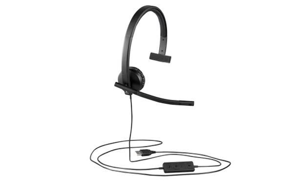 Logitech H570E Headset Head-Band Black 981-000570
