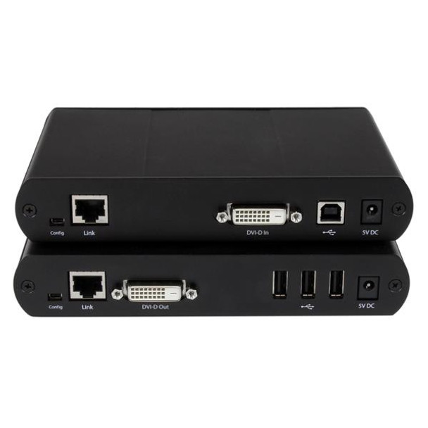 StarTech.com USB DVI over Cat 5e / Cat 6 KVM Console Extender w/ 1920x1200 Uncompressed Video - 330ft (100m) SV565UTPDUV