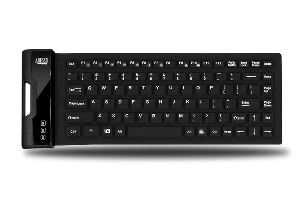 Adesso AKB-212UB keyboard USB QWERTY English Black AKB-212UB