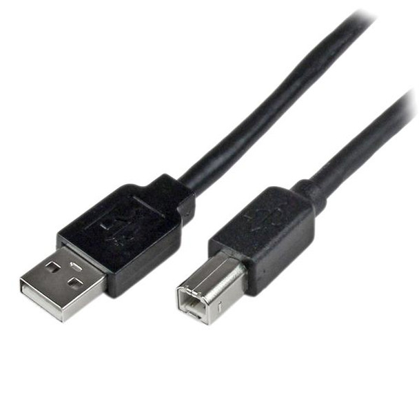 Startech.Com 20M / 65 Ft Active Usb 2.0 A To B Cable - M/M Usb2Hab65Ac