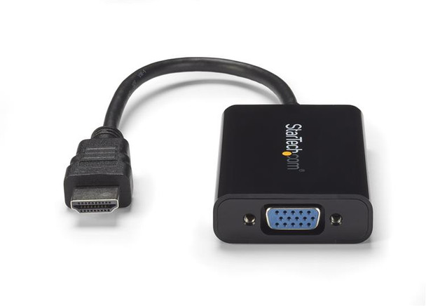 Startech.Com Hdmi To Vga Video Adapter Converter With Audio For Desktop Pc / Laptop / Ultrabook - 1920X1080 Hd2Vgaa2