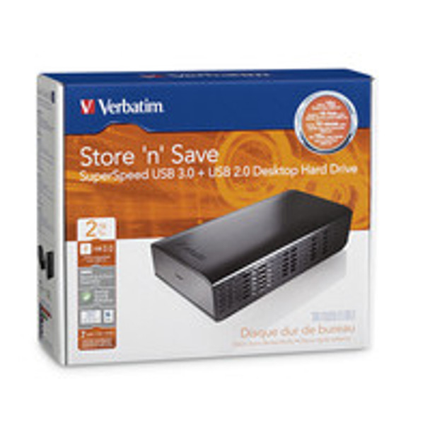 Verbatim 2TB Store 'n' Save USB 3.0 external hard drive 2000 GB Black 97580