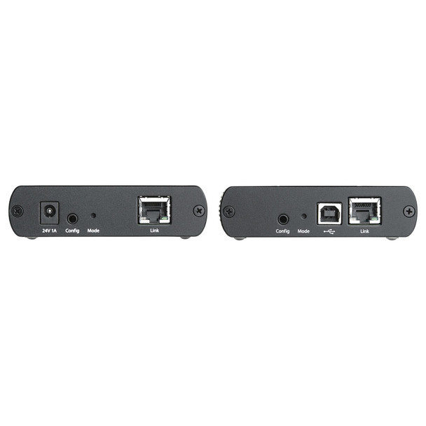 StarTech.com 4 Port USB 2.0 Extender over Ethernet/IP Network Hub - Up to 330ft (100m) - USB over Gigabit LAN or Direct Cat5e/Cat6 Cable (RJ45) Extender Adapter - USB Extender Kit USB2G4LEXT2NA