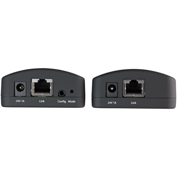 StarTech.com USB 2.0 Extender over Cat5e/Cat6 Cable (RJ45) - Locally or Remotely Powered Industrial Metal USB Extender Adapter Kit w/ ESD Protection - 330ft/100m - 480 Mbps USB2001EXT2PNA