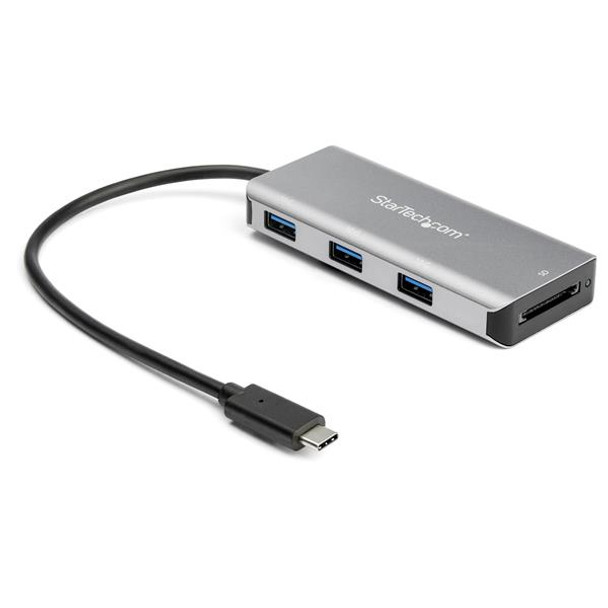 StarTech.com 3-Port USB-C Hub with SD Card Reader - 10Gbps - 3x USB-A HB31C3ASDMB