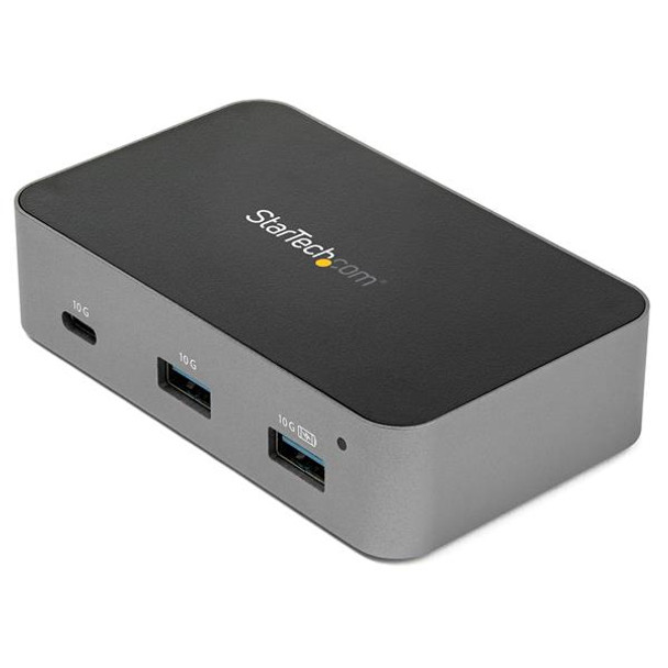 StarTech.com 3 Port USB C 3.1 Gen 2 Hub with Ethernet Adapter - 10Gbps USB Type C to 2x USB-A & 1x USB-C Ports - USB Hub w/ BC 1.2 Phone Fast Charging - Superspeed 10Gbps USB C Hub HB31C2A1CGS