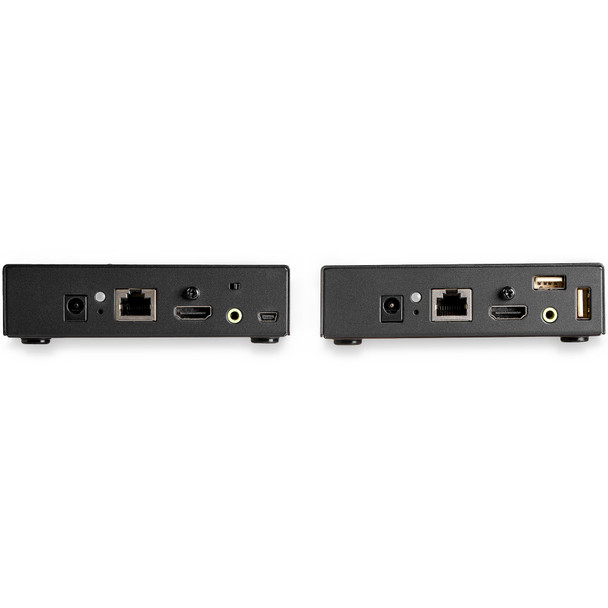 StarTech.com HDMI KVM Extender over IP Network - 4K 30Hz HDMI 2.0 and USB over IP LAN or Cat5e/Cat6 Ethernet Cable (100m/330ft) - Remote KVM Switch/Console Transmitter/Receiver Extender Kit SV565HDIP