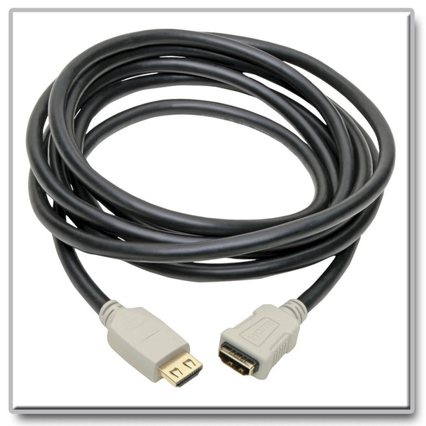 Tripp Lite High-Speed HDMI 2.0b Extension Cable, Gripping Connector - 4K Ethernet, 60 Hz, 4:4:4, M/F, 3.05 m P569-010-2B-MF