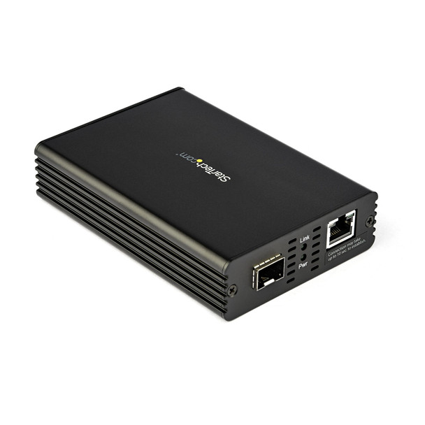 StarTech.com 10Gb Ethernet Fiber Media Converter with Open SFP+ Slot MCM10GSFP