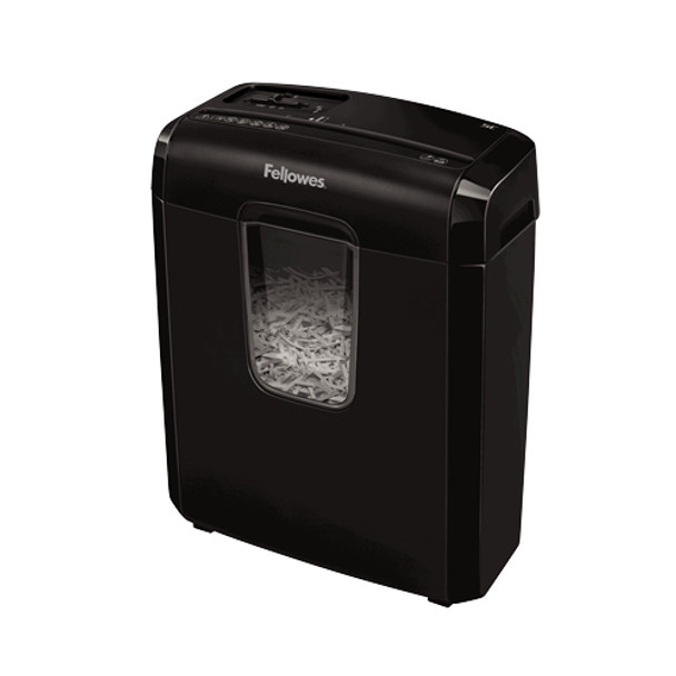 Fellowes Powershred 6C Paper Shredder Cross Shredding 22 Cm Black 4771502