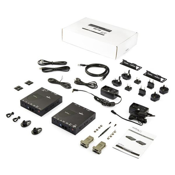 Startech.Com Hdmi Over Ip Extender Kit With Video Wall Support - 1080P St12Mhdlan2K