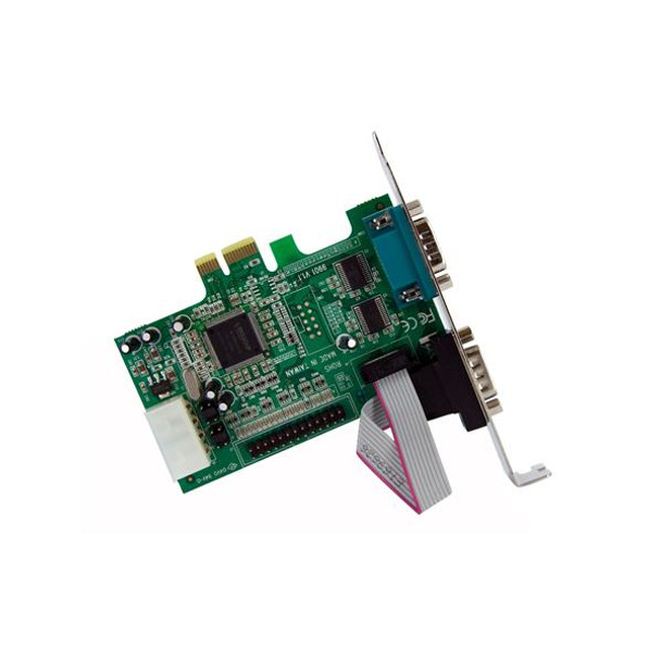 StarTech.com 2S1P Native PCI Express Parallel Serial Combo Card with 16550 UART PEX2S5531P