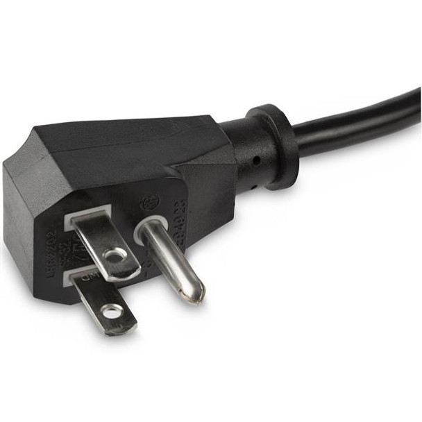 StarTech.com Power Extension Cord - Flat NEMA 5-15P to NEMA 5-15R - 1.5 ft. (18 in.) PACF10118IN